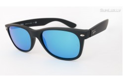 Ray-Ban New Wayfarer Blue Flash (RB2132 622/17 55mm) saules brilles